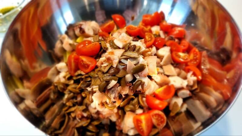 Hobotnica v solati - recept Kulinastično