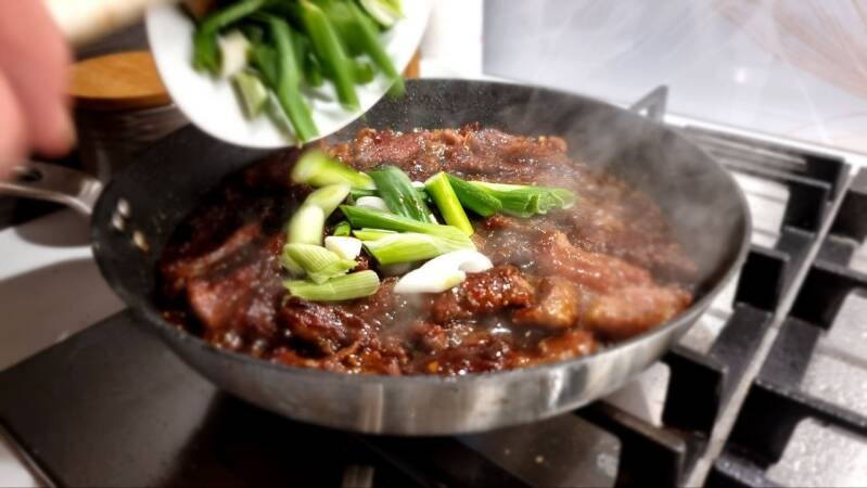 Mongolska govedina na hitro - recept Kulinastično