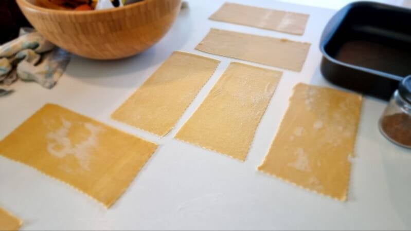 Testenine za lazanjo - recept Kulinastično