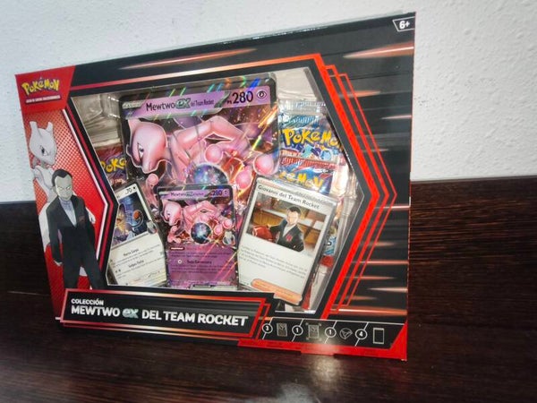 Blíster Pokémon TCG: Mewtwo ex del Team Rocket | Juntos de Aventuras | Español