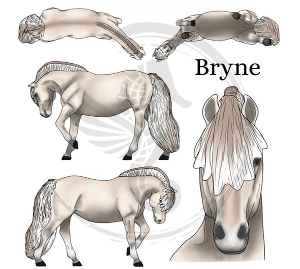 PO // Bryne (trim mane) - Gulblakk