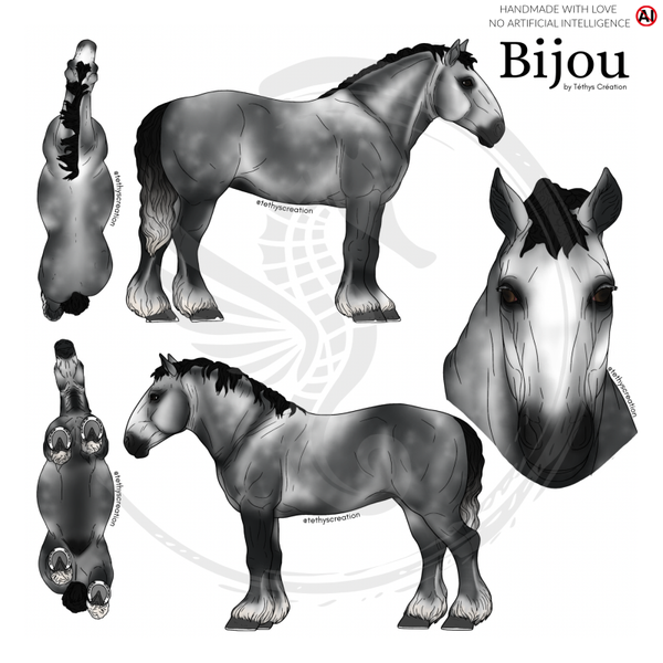 PO // Bijou - Dark Dapple Grey