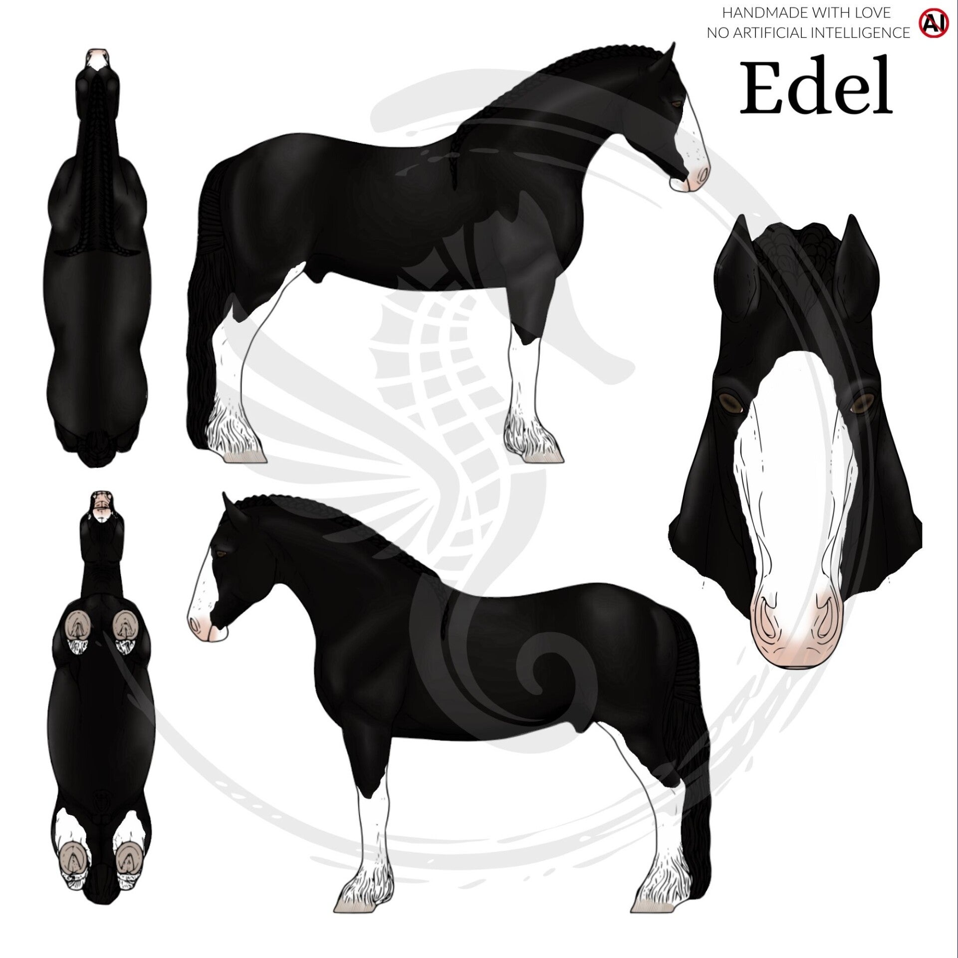 PO // Edel - Black (Shire)
