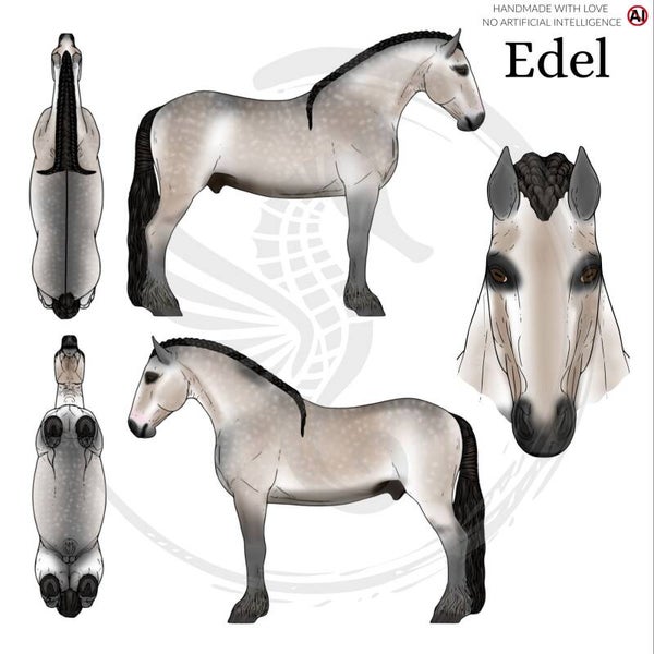 PO // Edel (braided mane) - Rose Grey Dapple