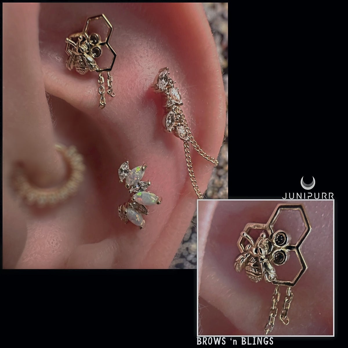 Faux Rook Piercing / Rook Piercing / Ear Piercings / Piercing Showcase ...