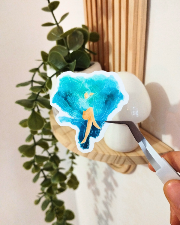 Sticker Silhouette Céleste