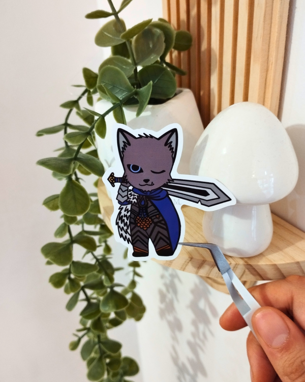Sticker Blaidd le Semi-Loup (Elden Ring Fan Art)