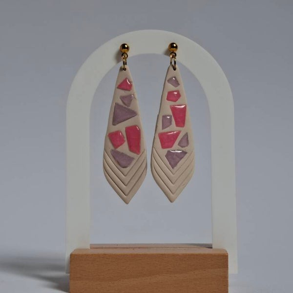 Hanger - Beige/Roze/Paars