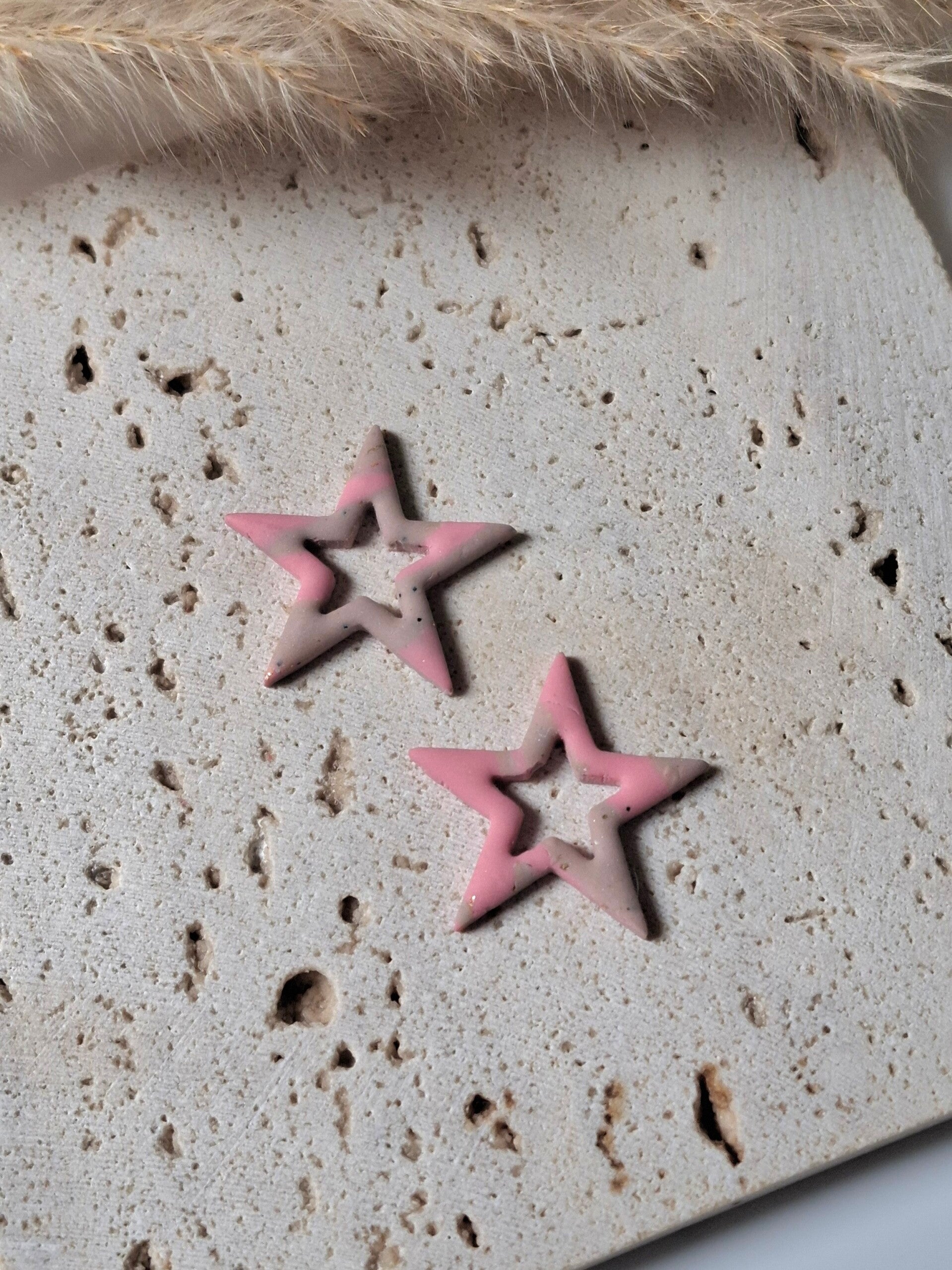 Hanger - Sterretjes Beige/Roze