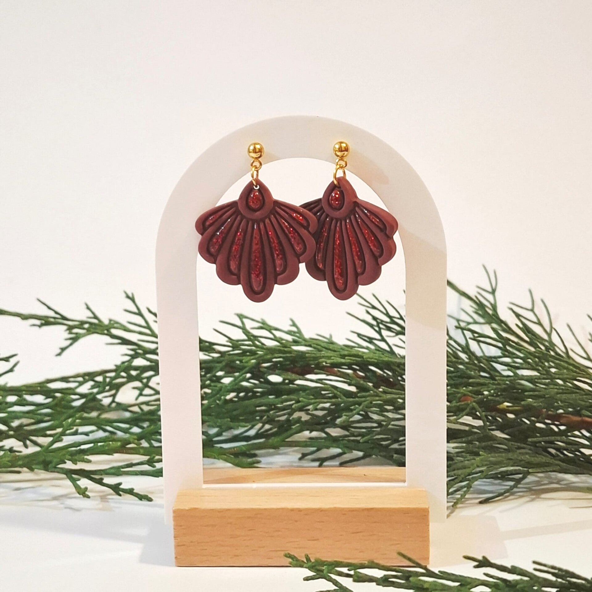 Hanger - Bordeaux Rood/Bruin/Glitter