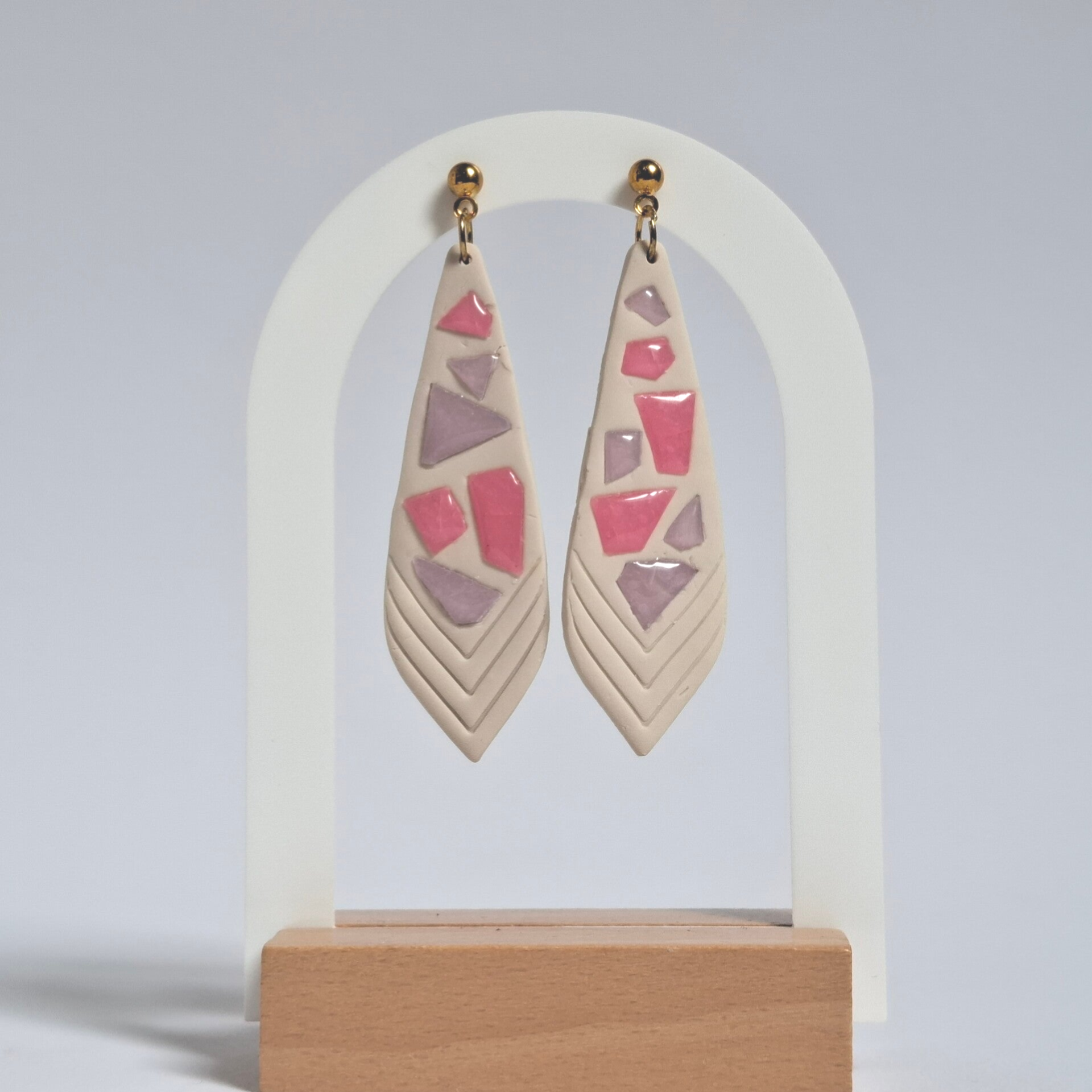 Hanger - Beige/Roze/Paars