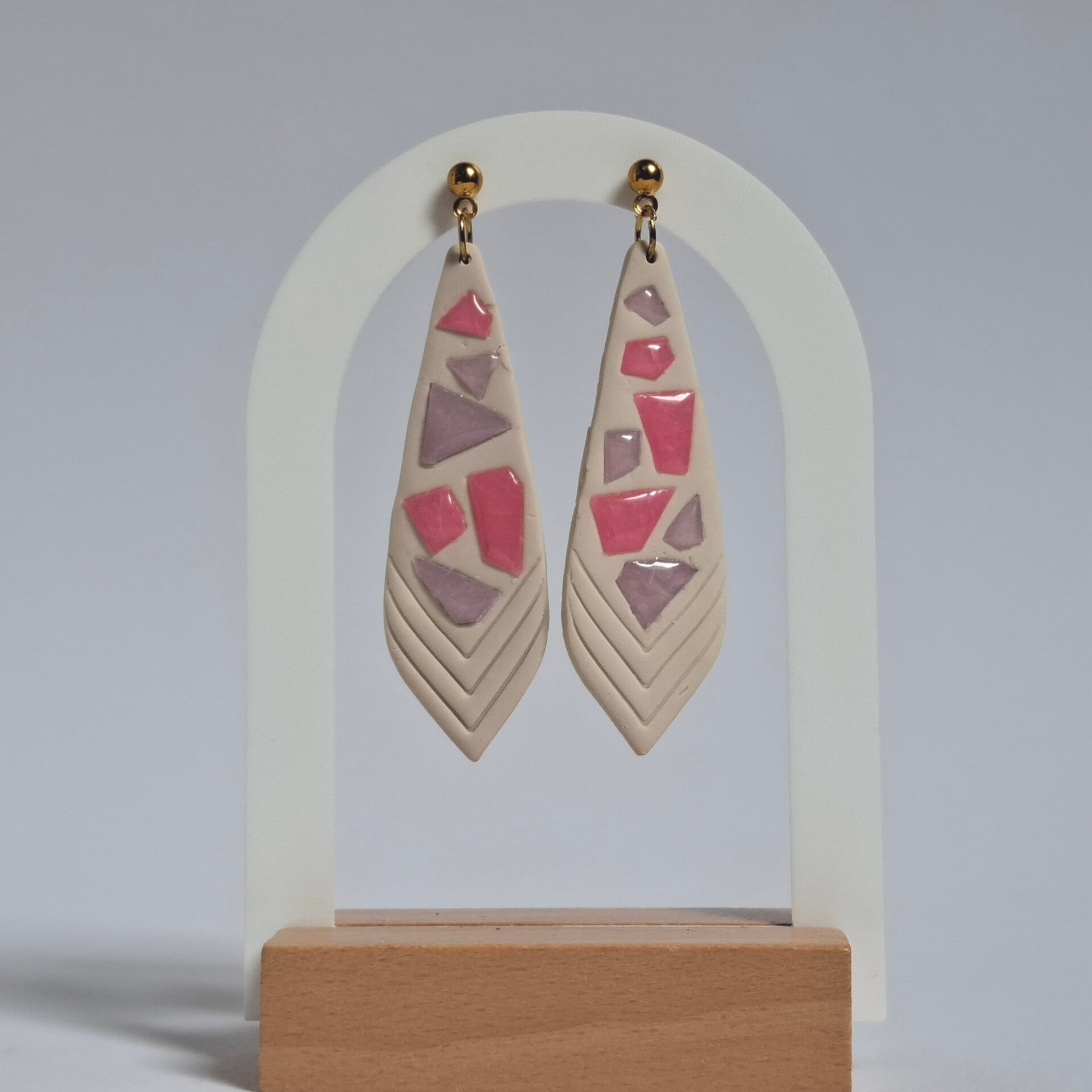 Hanger - Beige/Roze/Paars