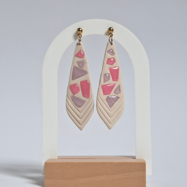 Hanger - Beige/Roze/Paars