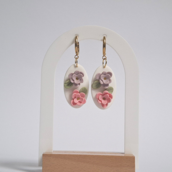Hanger - Bloemen Paars/Roze