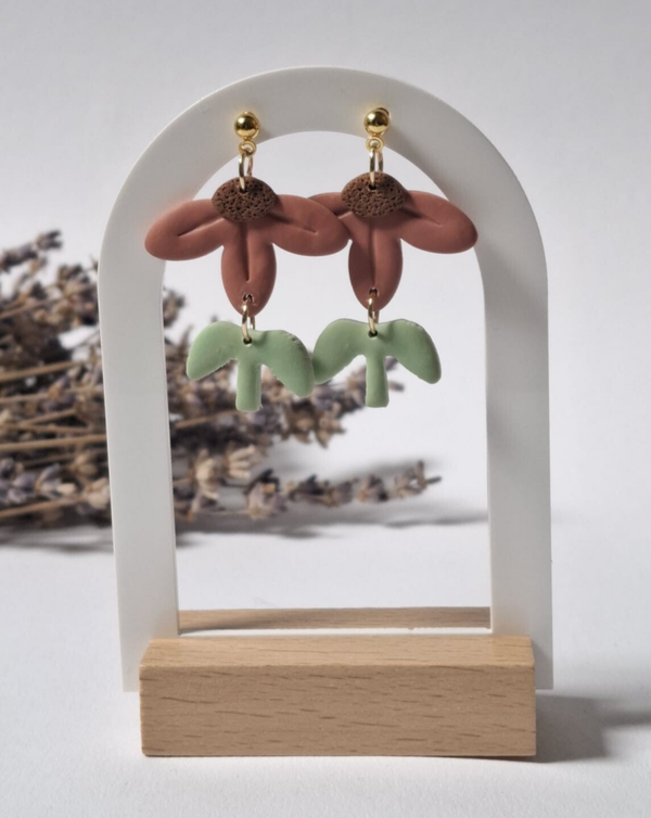 Hanger - Bloem Roze/Groen/Bruin