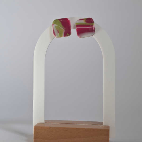 Knopje - Roze/Groen/Wit