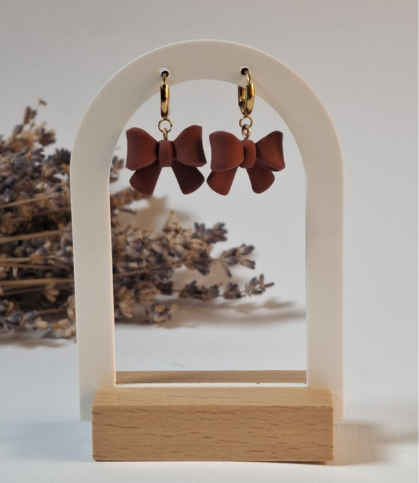 Hanger - Strikje Bordeaux Rood