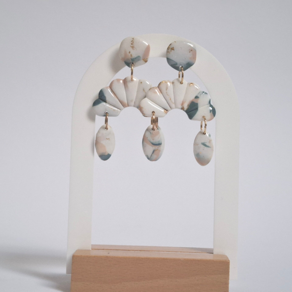 Hanger - Groen/Zachtroze/Wit/Goud