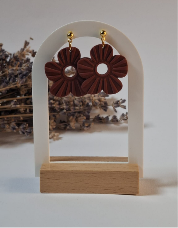 Hanger - Bloem Bordeaux Rood