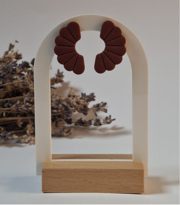 Knopje - Bordeaux Rood