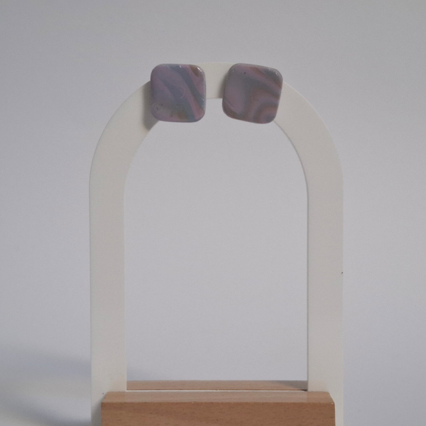 Knopje - Blauw/Roze/Beige