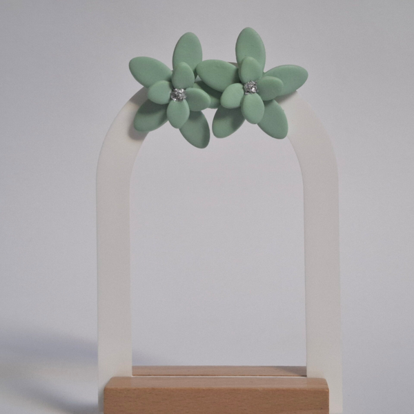 Knopje - Bloem Mintgroen