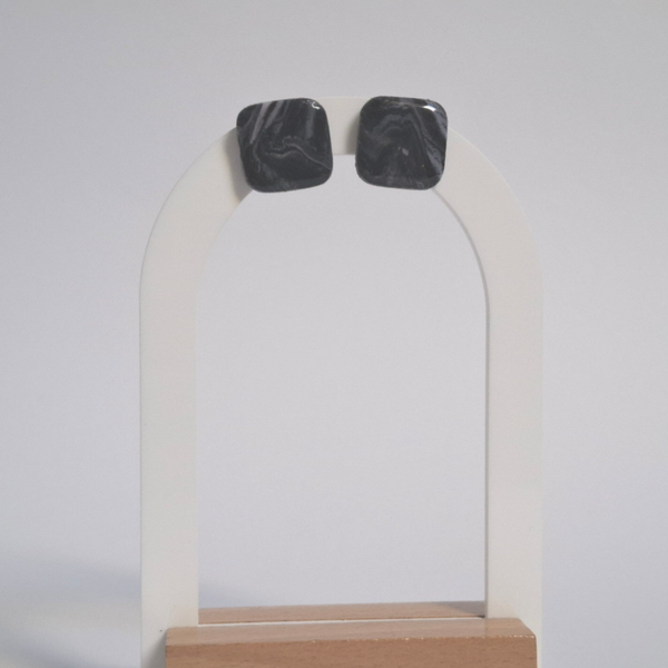 Knopje - Zwart Marmer