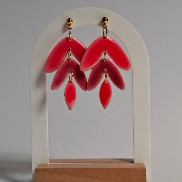 Hanger - Roze/Paars met zachtroze achterkant