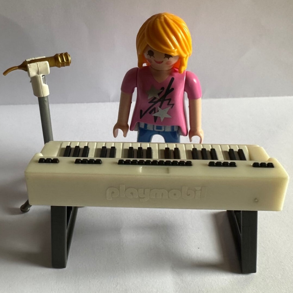 9095 zangeres met keyboard