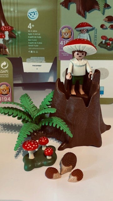 4194 boomstam met elfje