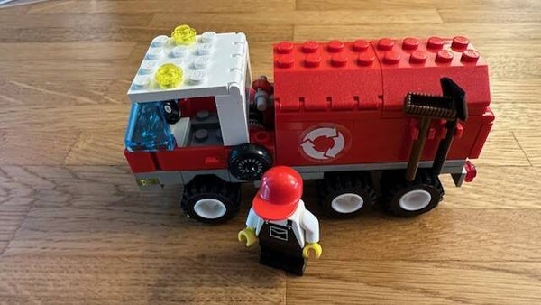 6668 lego system recycle truck