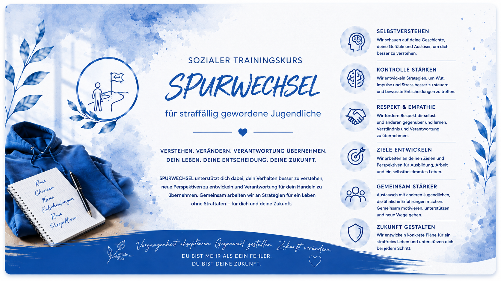 SPURWECHSEL - Sozialer Trainingskurs für straffällig gewordene Jugendliche