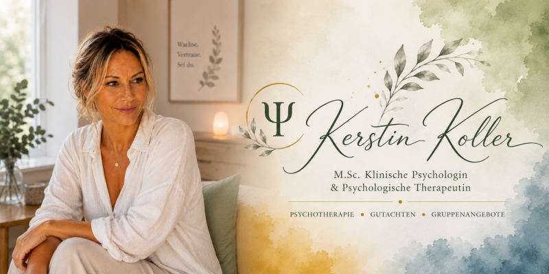 Kerstin Koller, MSc, Klinische Psychologin und Psychologische Therapeutin – Psychotherapie, Gutachten und Gruppenangebote.