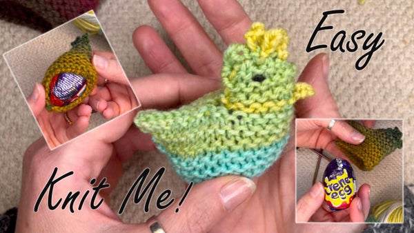 PDF Pattern Easy Knit! Easter Chicken Creme Egg Cosy