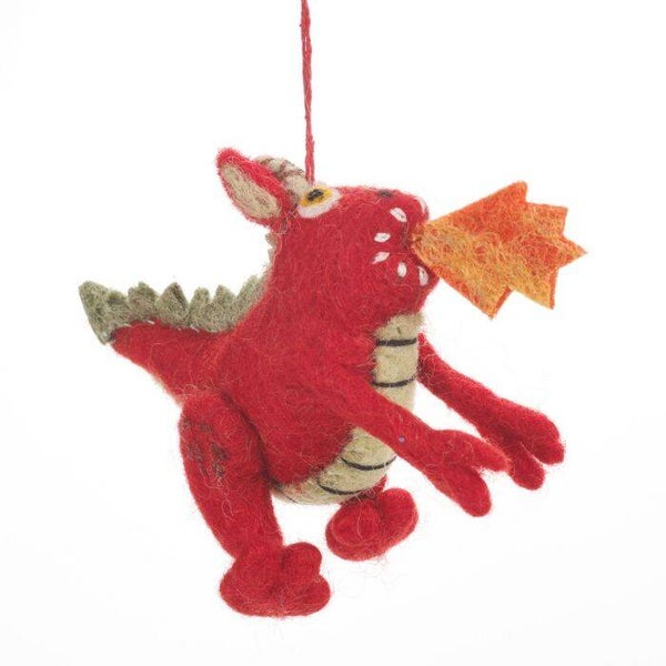 Fair Trade Handmade Felt Dragon