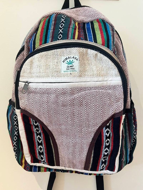 Fair Trade Hemp Bag Rucksack