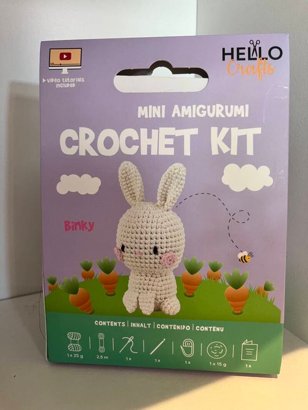 Mini Arigurumi Bunny Crochet Kit