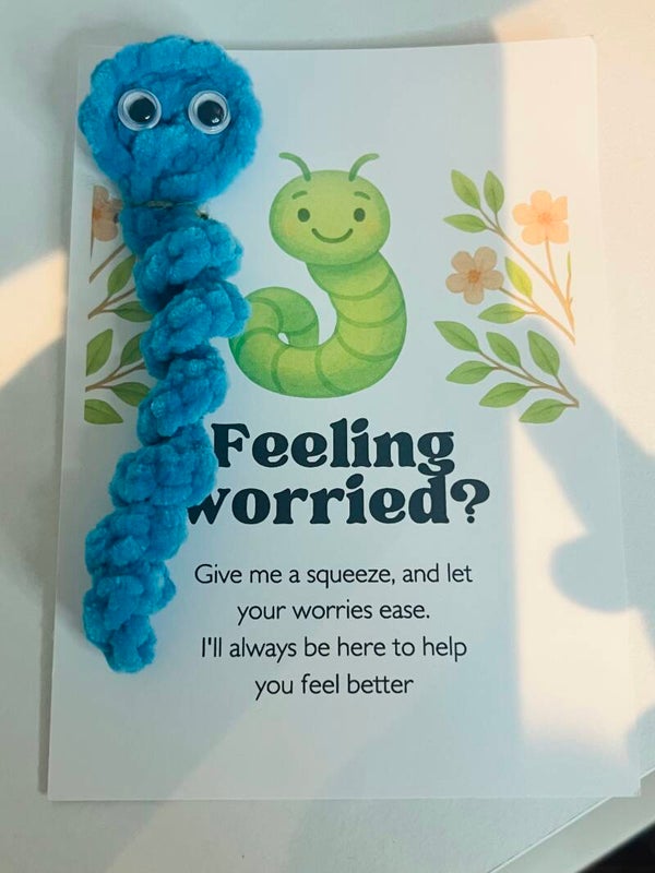 Blue Worry Worm