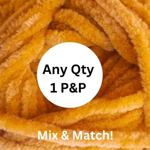 B51 Mustard Flutterby Chunky Wool Yarn James Brett