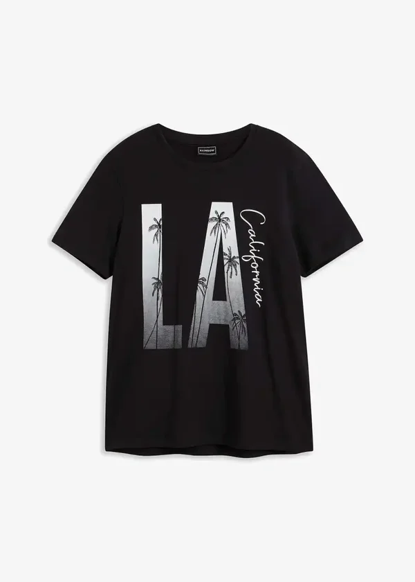 T-shirt in puro cotone biologico, slim fit