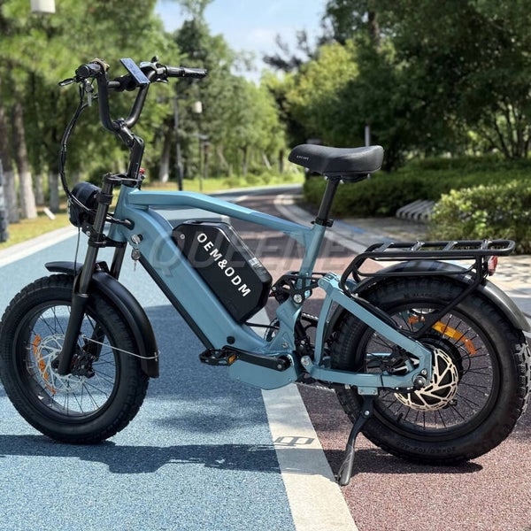 bicicletta elettrica da cross fuoristrada con doppia batteria da 60V/72V 35AH e doppia autonomia.