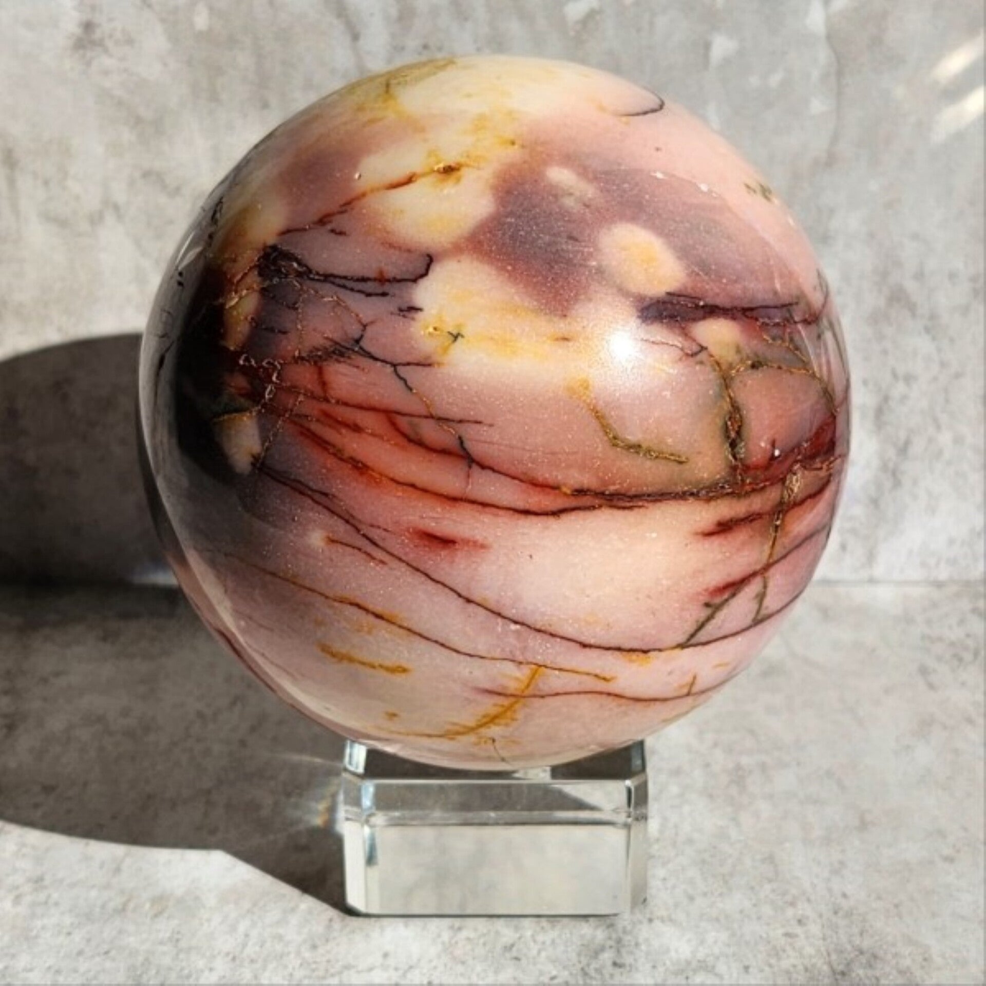 Mookaiet Jaspis bol 386g