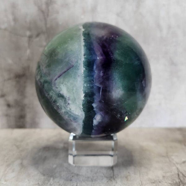 Regenboog Fluoriet bol 320g