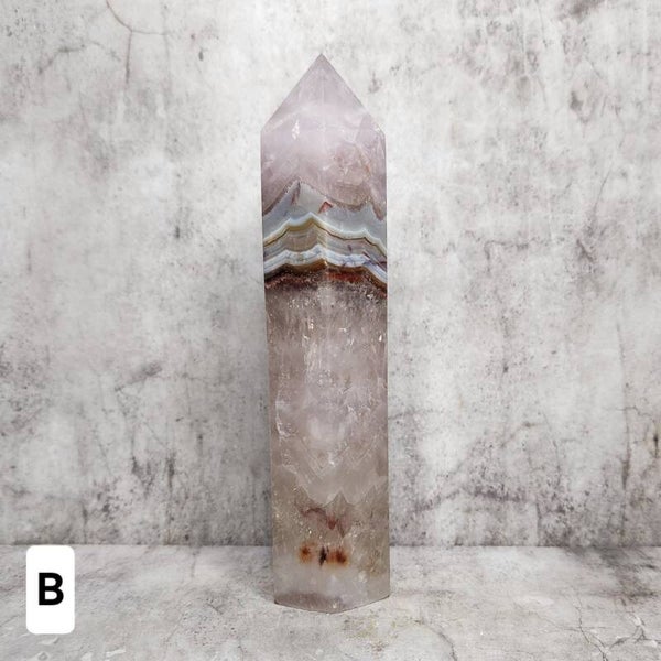 Amethist Agaat toren 206g