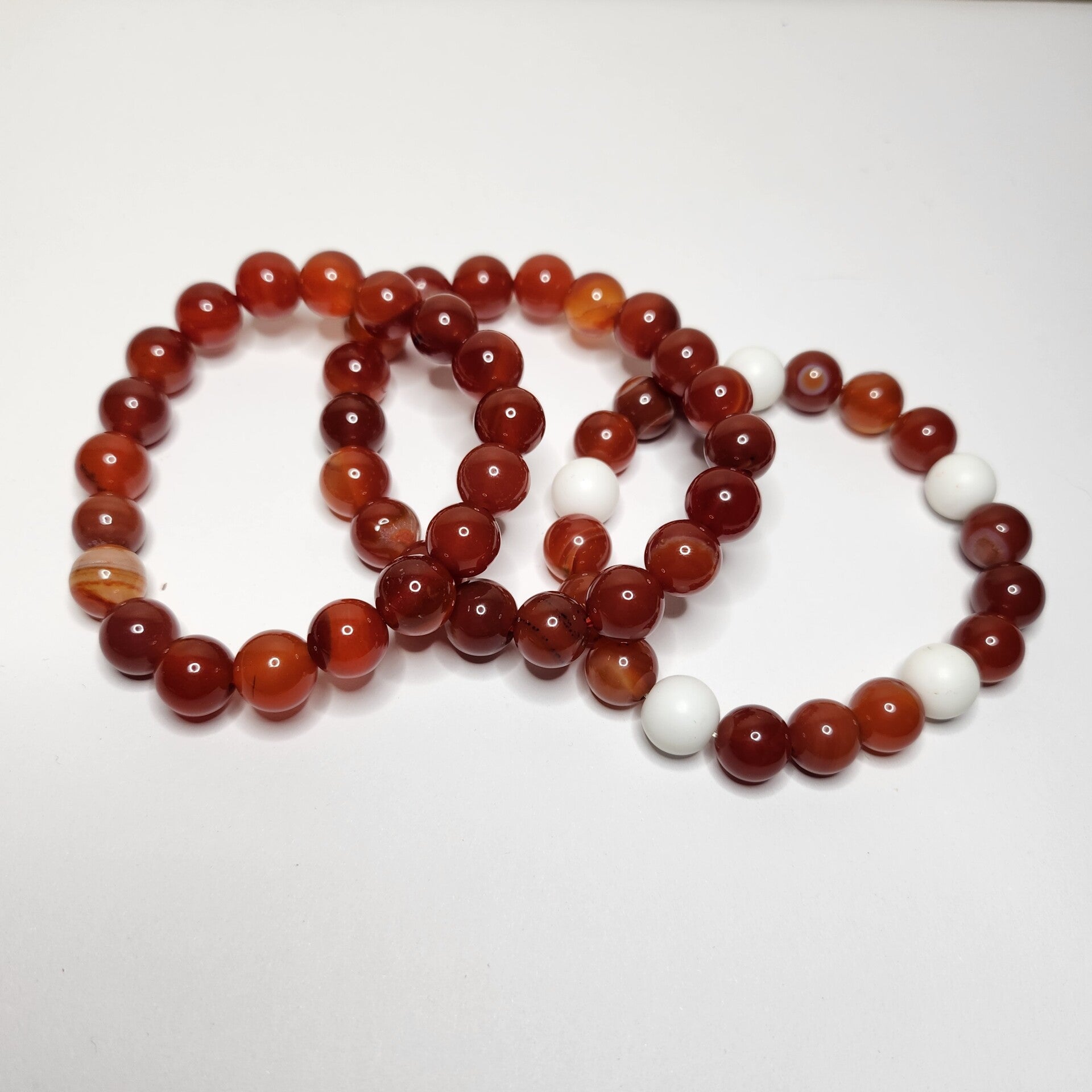 Carneool kogelarmband