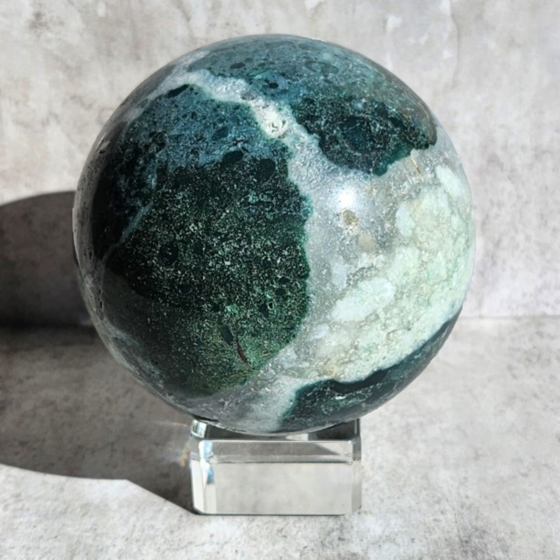 Groene Mosagaat bol 382g.