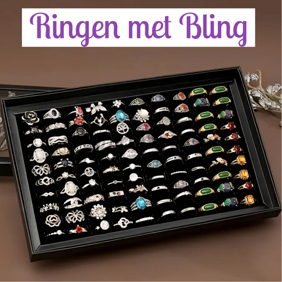 Kristallen ringen in edelsteen ~ een cirkel van intentie en uitstraling, klein maar krachtig, zacht of uitgesproken rond de vinger gedragen