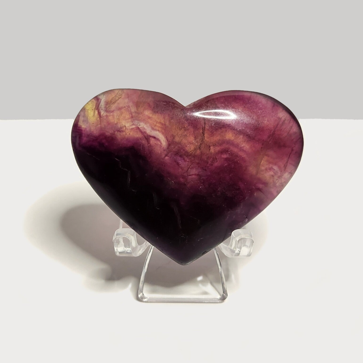 Paars Fluoriet hart 54g