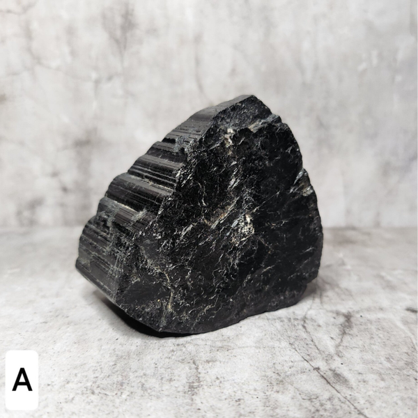 Ruwe Zwarte Toermalijn set 1