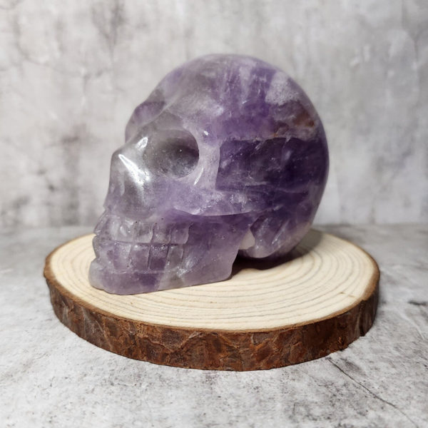 Amethist schedel 300g